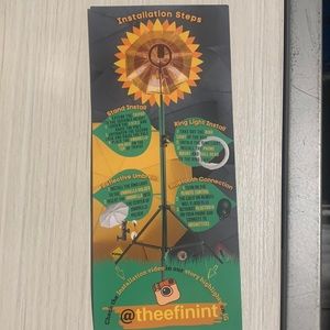 Sunflower ring light.